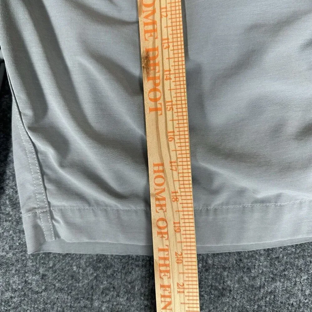 Faherty All Day Shorts Mens‎ 38 (40) Grey Chino Drawstring Casual 9